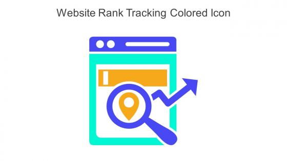 Website Rank Tracking Colored Icon In Powerpoint Pptx Png And Editable Eps Format