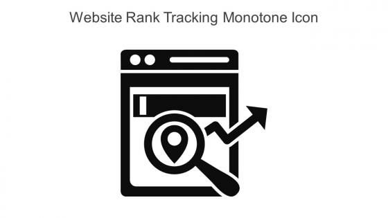 Website Rank Tracking Monotone Icon In Powerpoint Pptx Png And Editable Eps Format