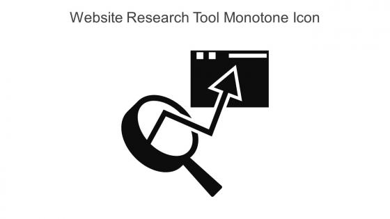 Website Research Tool Monotone Icon In Powerpoint Pptx Png And Editable Eps Format