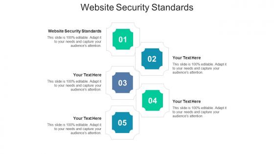 Website security standards ppt powerpoint presentation summary templates cpb