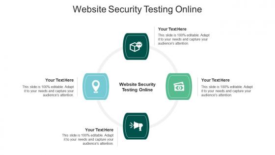 Website security testing online ppt powerpoint presentation icon tips cpb