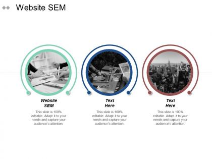 Website sem ppt powerpoint presentation infographics maker cpb