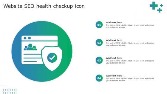 Website SEO health checkup icon