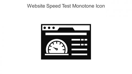 Website Speed Test Monotone Icon In Powerpoint Pptx Png And Editable Eps Format