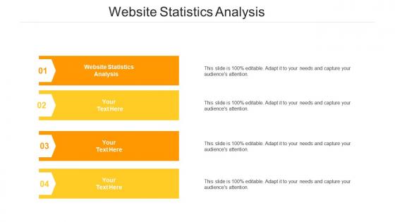Website statistics analysis ppt powerpoint presentation model graphics template cpb