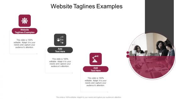 Website Taglines Examples In Powerpoint And Google Slides Cpb