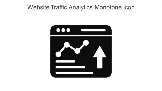 Website Traffic Analytics Monotone Icon In Powerpoint Pptx Png And Editable Eps Format