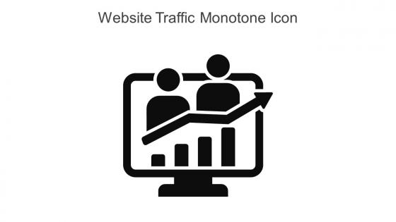 Website Traffic Monotone Icon In Powerpoint Pptx Png And Editable Eps Format