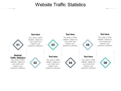 Website traffic statistics ppt powerpoint presentation infographic template introduction cpb