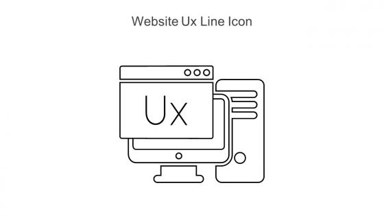 Website UX Line Icon