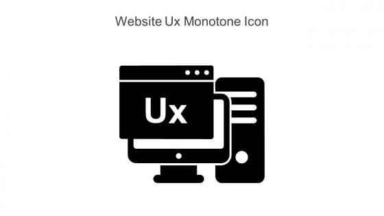Website UX Monotone Icon