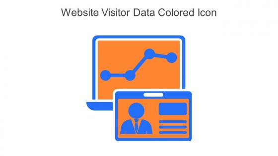 Website Visitor Data Colored Icon In Powerpoint Pptx Png And Editable Eps Format