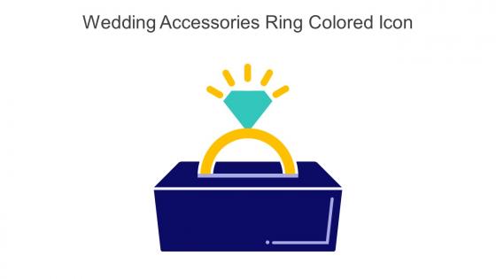Wedding Accessories Ring Colored Icon In Powerpoint Pptx Png And Editable Eps Format