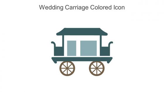 Wedding Carriage Colored Icon In Powerpoint Pptx Png And Editable Eps Format