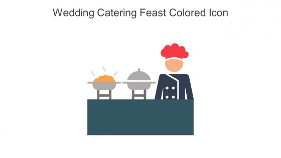 Wedding Catering Feast Colored Icon In Powerpoint Pptx Png And Editable Eps Format