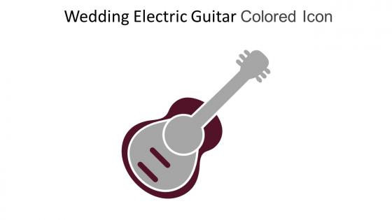 Wedding Electric Guitar Colored Icon In Powerpoint Pptx Png And Editable Eps Format