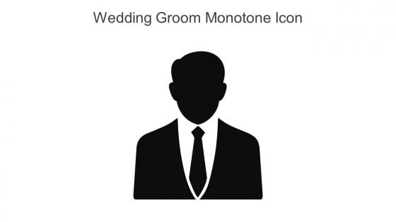 Wedding Groom Monotone Icon In Powerpoint Pptx Png And Editable Eps Format
