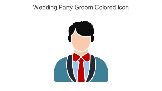 Wedding Party Groom Colored Icon In Powerpoint Pptx Png And Editable Eps Format
