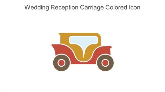 Wedding Reception Carriage Colored Icon In Powerpoint Pptx Png And Editable Eps Format
