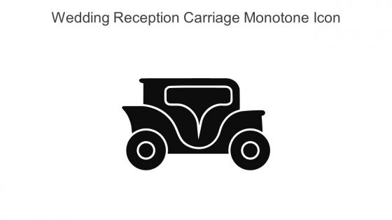 Wedding Reception Carriage Monotone Icon In Powerpoint Pptx Png And Editable Eps Format