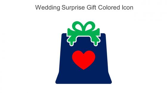 Wedding Surprise Gift Colored Icon In Powerpoint Pptx Png And Editable Eps Format