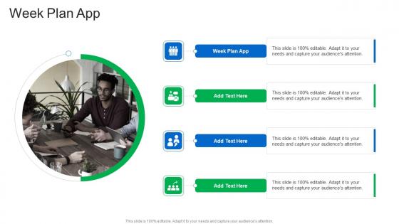 Week Plan App In Powerpoint And Google Slides Cpb