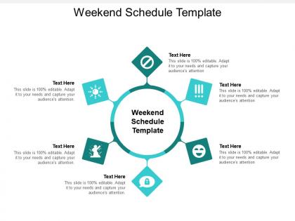 Weekend schedule template ppt powerpoint presentation ideas templates cpb