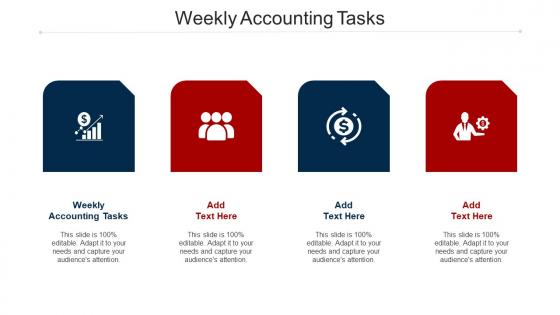 Weekly Accounting Tasks Ppt Powerpoint Presentation Professional Vector Cpb