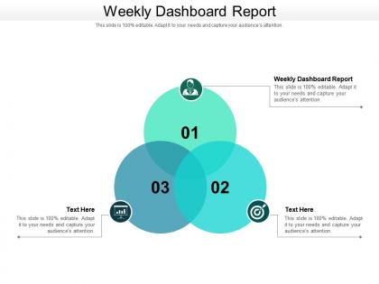 Weekly dashboard report ppt powerpoint presentation portfolio inspiration cpb