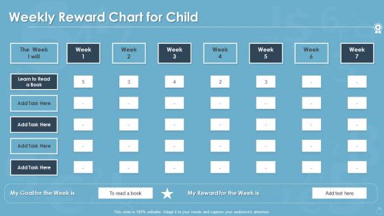 Weekly Reward Chart For Child
