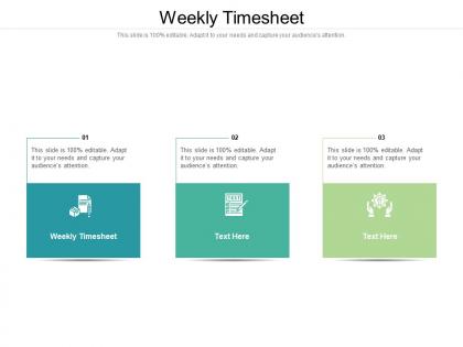 Weekly timesheet ppt powerpoint presentation inspiration layout cpb