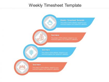 Weekly timesheet template ppt powerpoint presentation ideas cpb