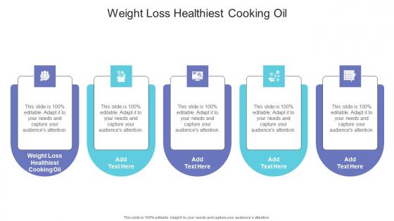 Weight Loss Healthiest Cooking Oil In Powerpoint And Google Slides Cpb