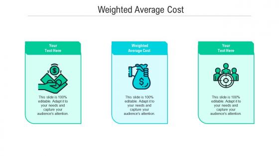 Weighted average cost ppt powerpoint presentation show slide download cpb
