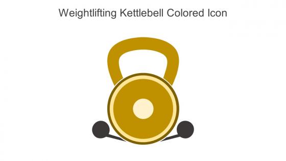 Weightlifting Kettlebell Colored Icon In Powerpoint Pptx Png And Editable Eps Format