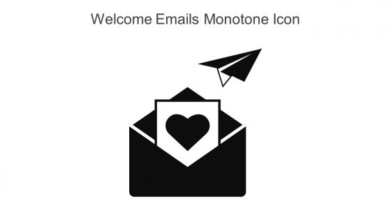 Welcome Emails Monotone Icon In Powerpoint Pptx Png And Editable Eps Format