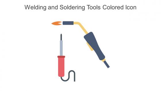 Welding And Soldering Tools Colored Icon In Powerpoint Pptx Png And Editable Eps Format