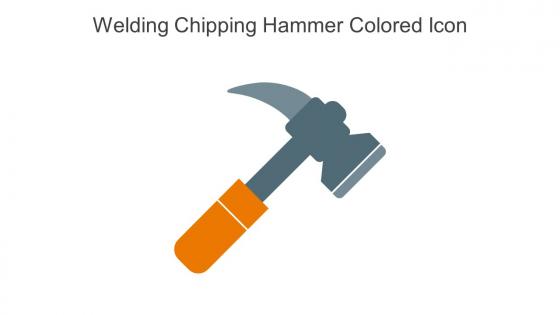 Welding Chipping Hammer Colored Icon In Powerpoint Pptx Png And Editable Eps Format