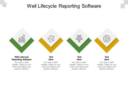 Well lifecycle reporting software ppt powerpoint presentation file graphics download cpb