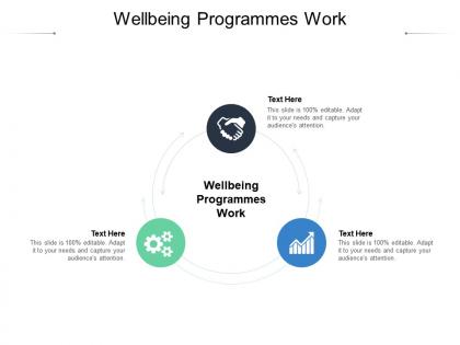 Wellbeing programmes work ppt powerpoint presentation ideas show cpb