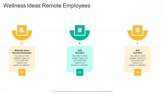 Wellness Ideas Remote Employees In Powerpoint And Google Slides Cpb