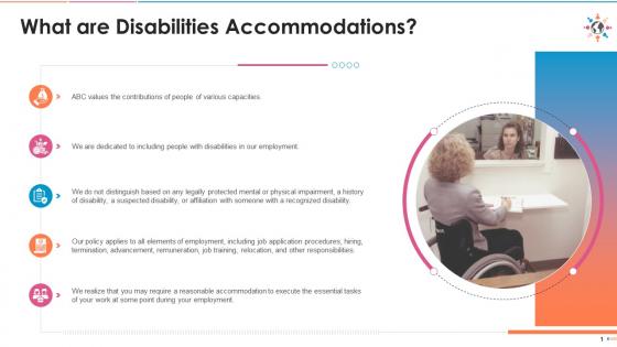 What are disabilities accommodations edu ppt