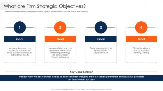 What Are Firm Strategic Objectives Strawman Project Plan