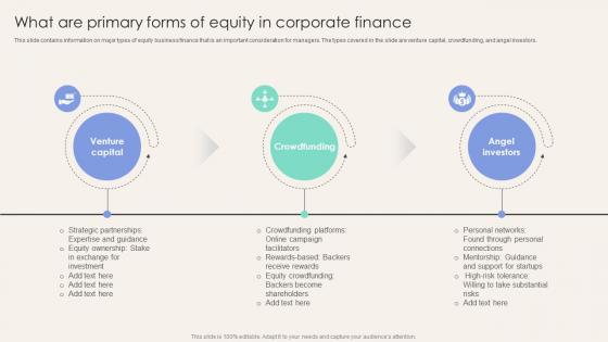 What Are Primary Forms Of Equity In Corporate Finance Corporate Finance Mastery Maximizing FIN SS