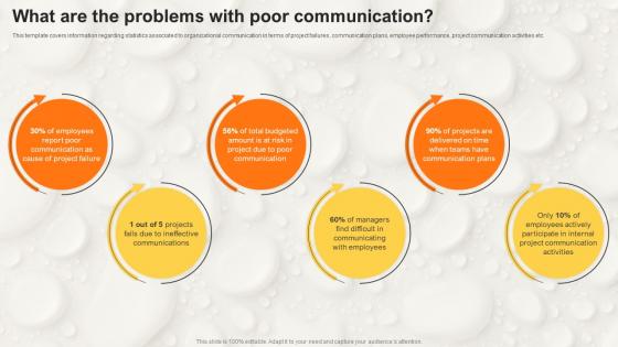 What Are The Problems With Poor Communication Stakeholder Communication Strategy SS V