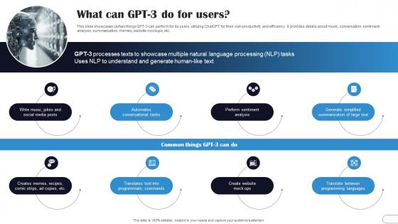 What Can GPT3 Do For Users GPT3 Explained A Comprehensive Guide ChatGPT SS V