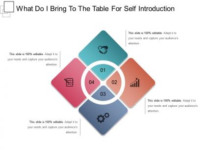 What do i bring to the table for self introduction presentation images