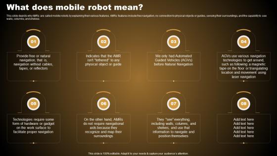 What Does Mobile Robot Mean Types Of Autonomous Robotic System