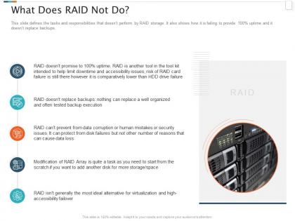 What does raid not do raid storage it ppt powerpoint presentation professional guide