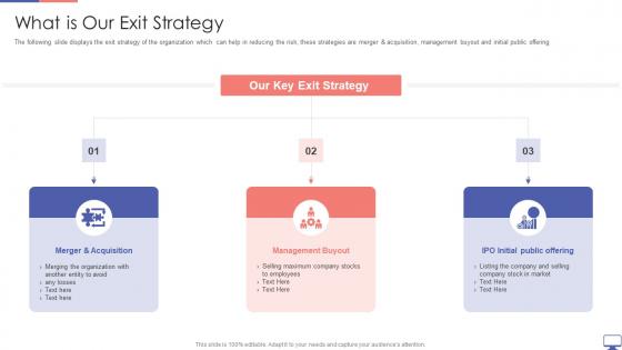 What is our exit strategy computer simulation industry investor funding